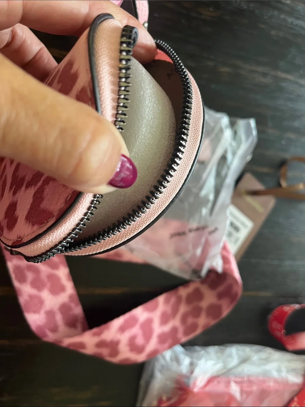 Montana West Pink Leopard Print Bum Bag with Zip